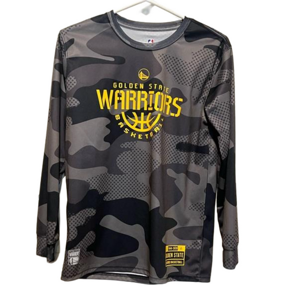 NBA GOLDEN STATE WARRIORS Long sleeved shirt. Boys size XL - Picture 1 of 2